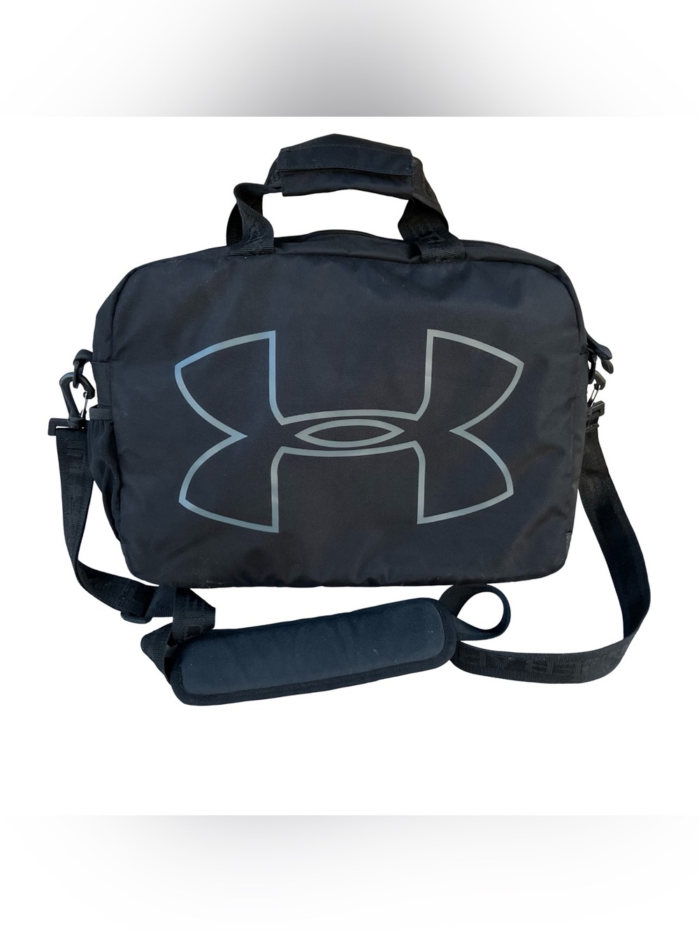 Under Armour Storm Messenger Bag Briefcase Crossbody Laptop Coach’s Black Logo